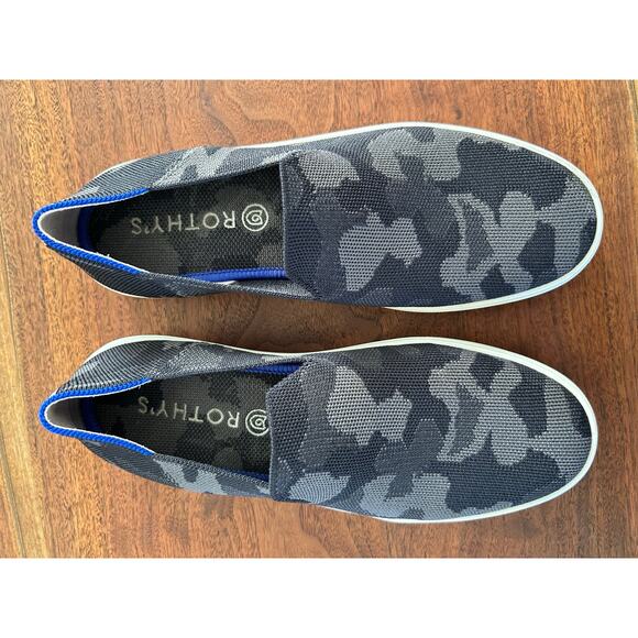 Rothy's The Original Sneakers Slip-On Camo Shoes Womens 9.5 Comfort Washable - Picture 8 of 10